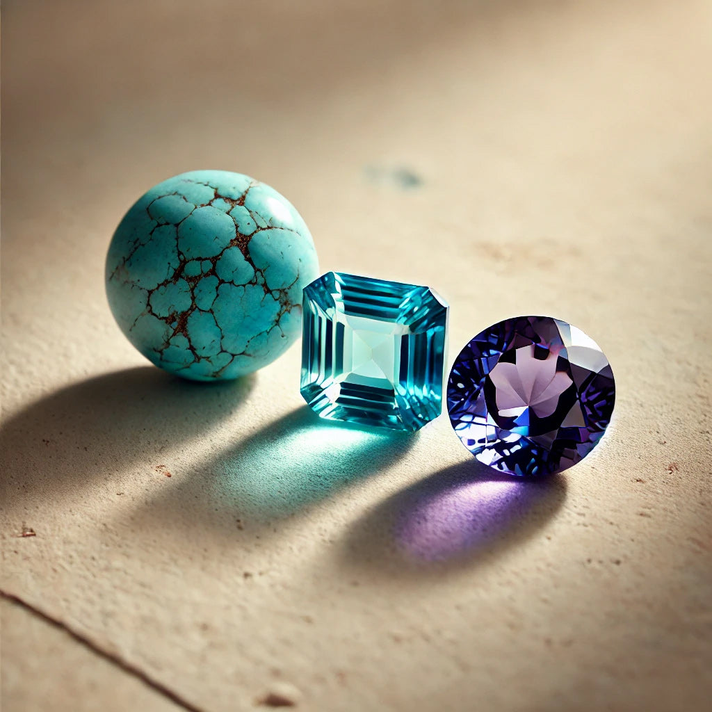 Celebrate friendship with Mulu’s turquoise collection displaying a tranquil mix of earthy textures.