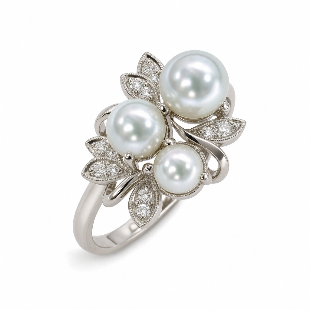 Gold Pe White Wz 2 V Ring 6 — studio