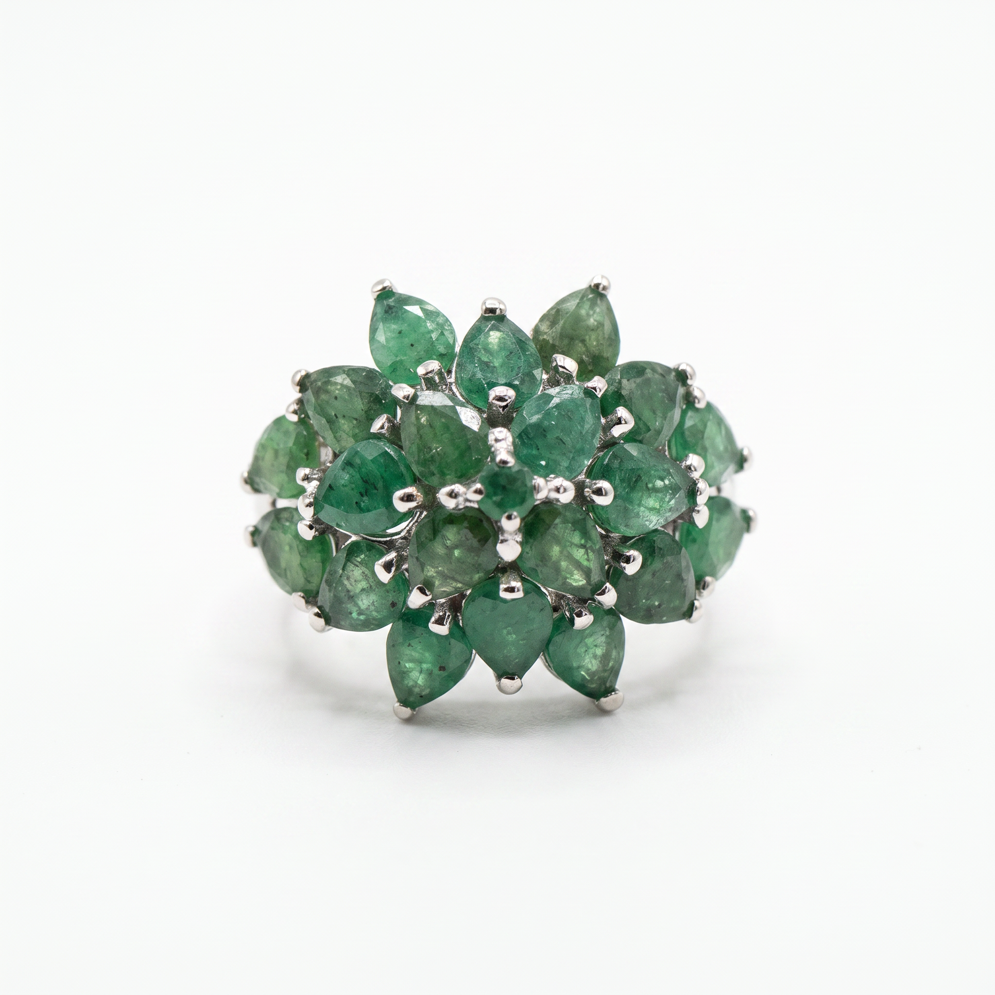 Gold Em Multi Pear Cut Ring 7 — studio