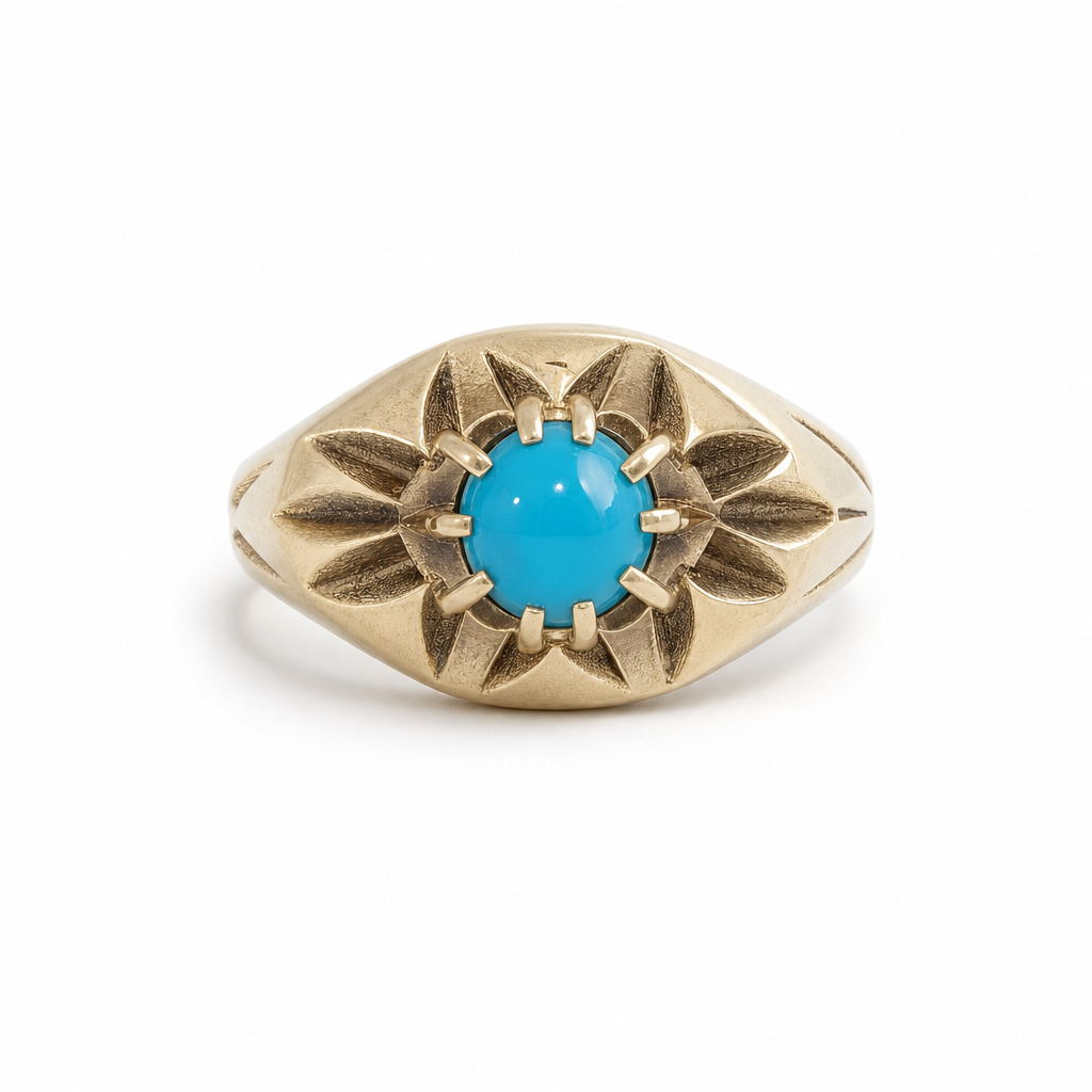 Gold Tu Oval Cut Ring 5 — studio