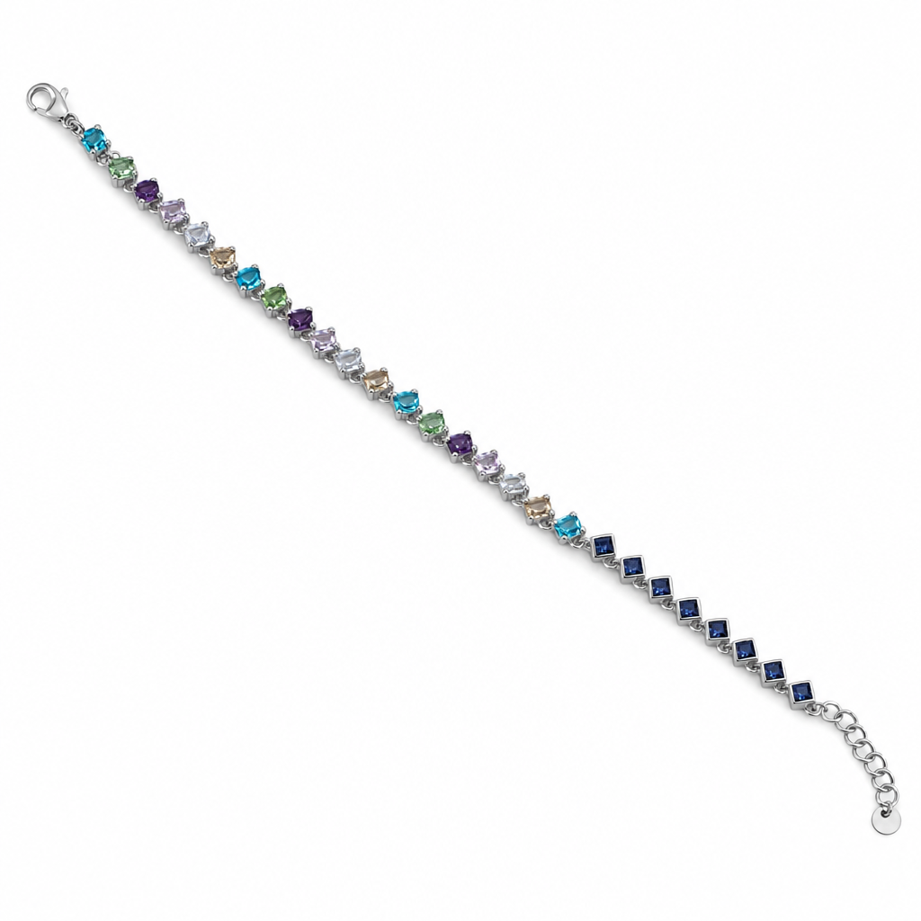 Created Ru White Em White Sa White Wz Bracelet — studio