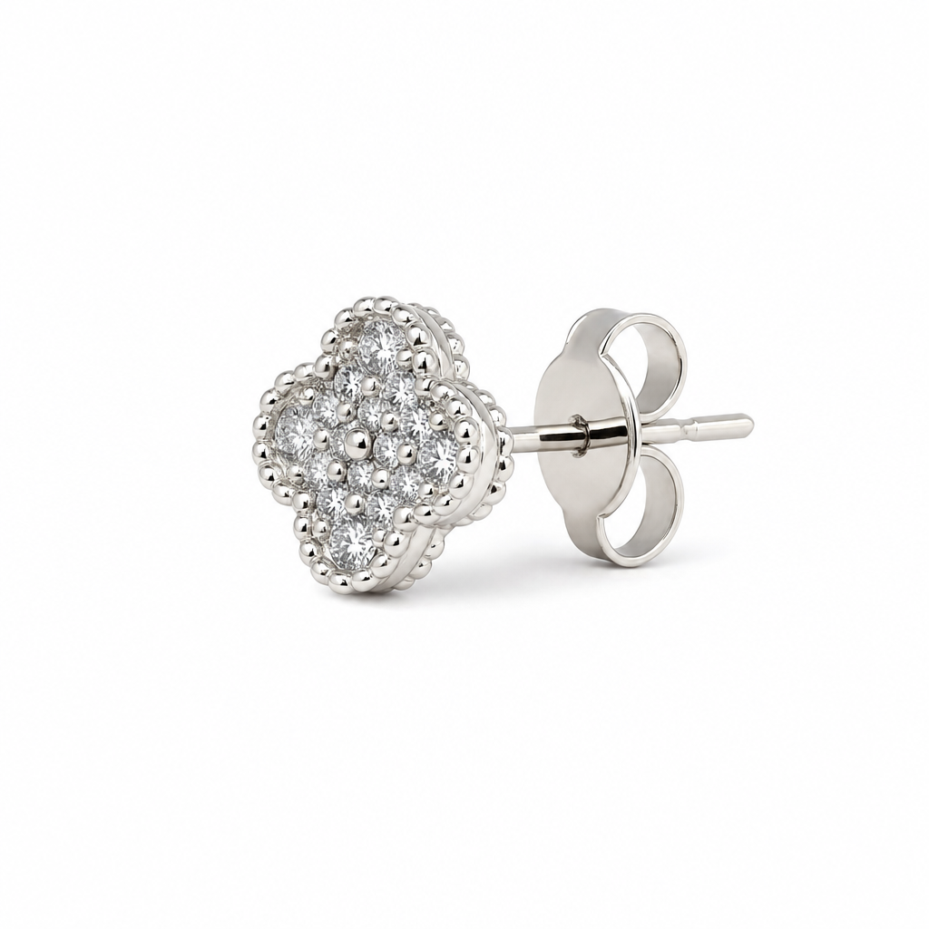 Gold Wz Van Cleef Stud Earring — studio
