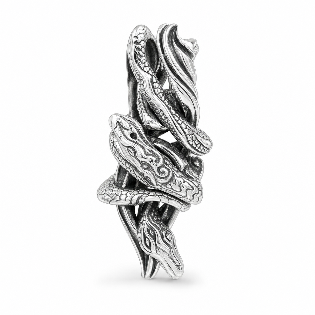Silver Snake Pendant — studio