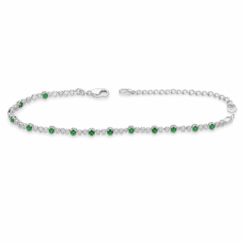 Gold Wz Tennis Round Cut Bracelet 2 5mm — studio