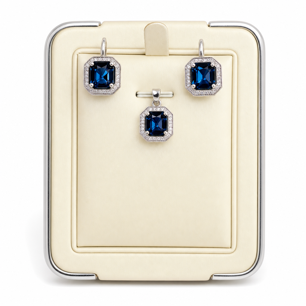 Created Sa White Wz Baguette Cut Pendant — studio
