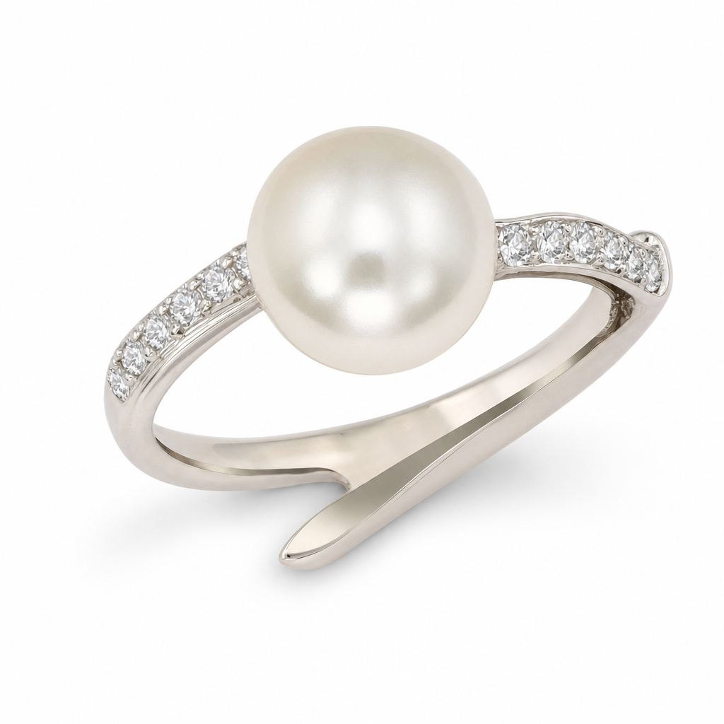 Gold Pe White Wz Ring 5/5 — studio
