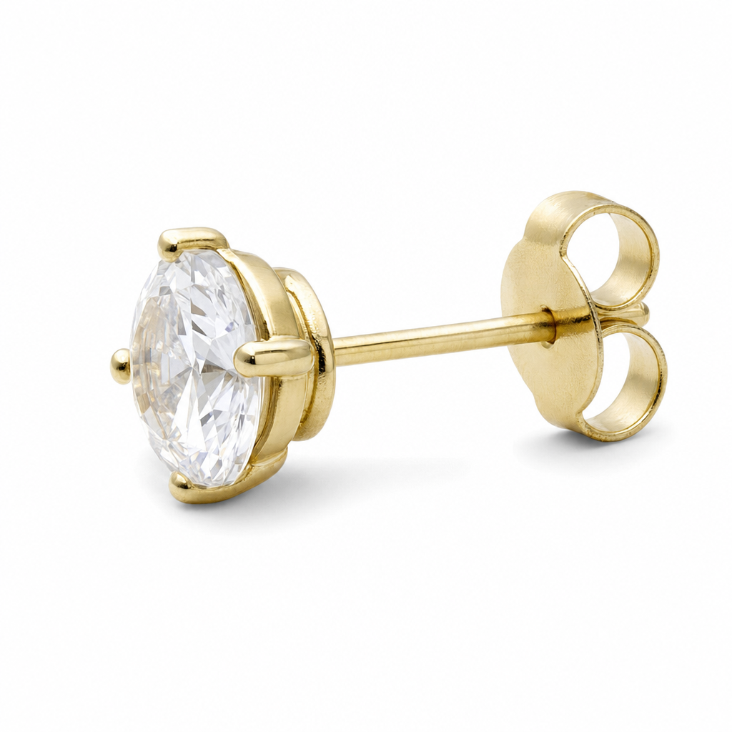 Gold Wz Ice Studs Earring — studio