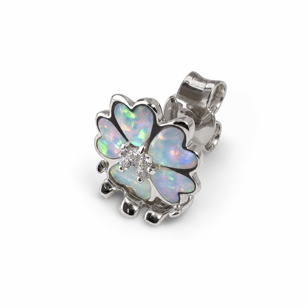 Gold Op Flower Stauds Earring — studio