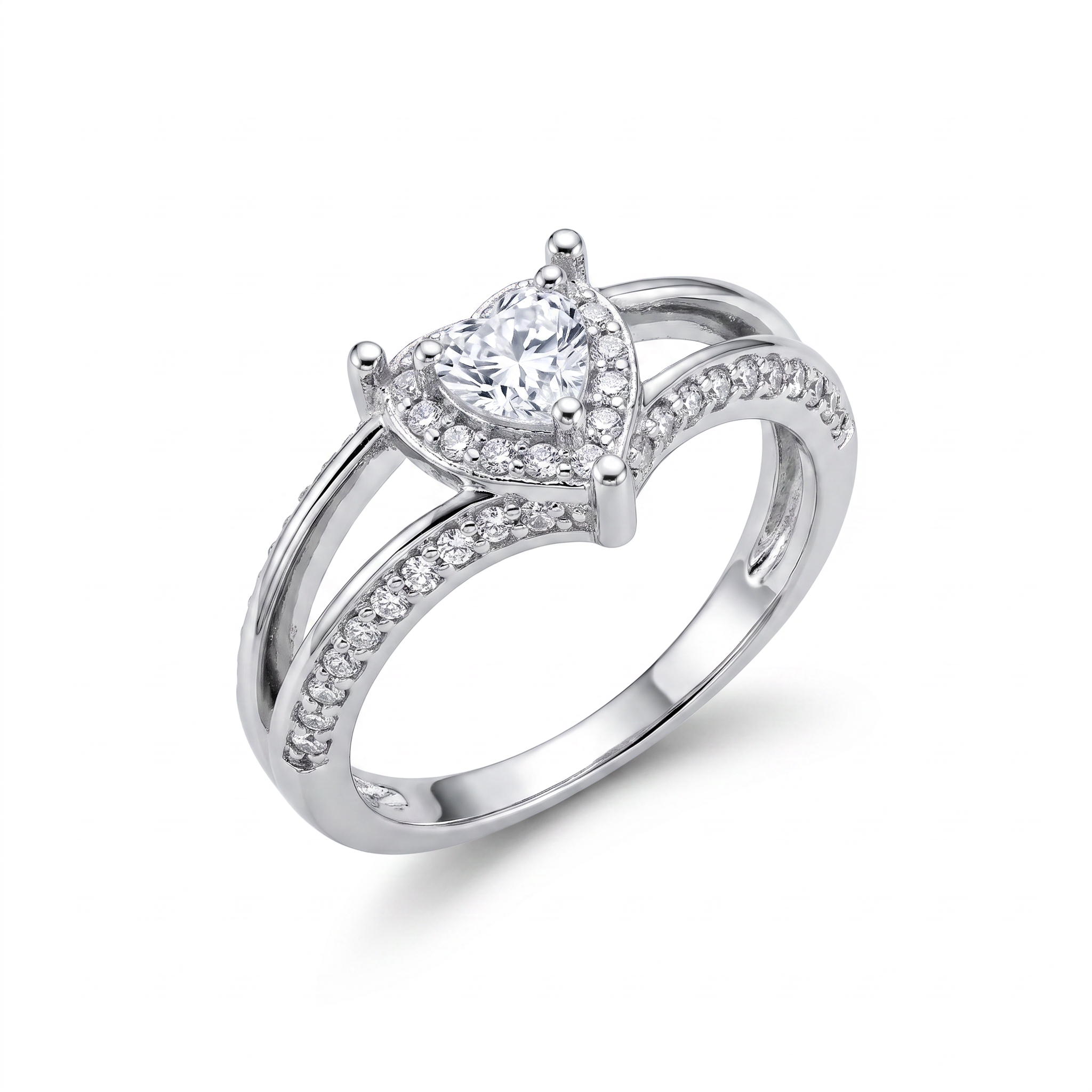Gold Wz Heart Cut Ring 7 — studio