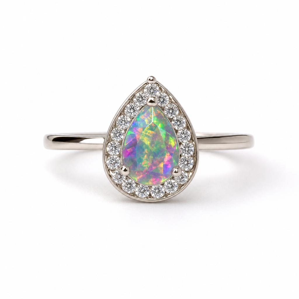 Gold Op Ractangle Cut Ring 6 — studio
