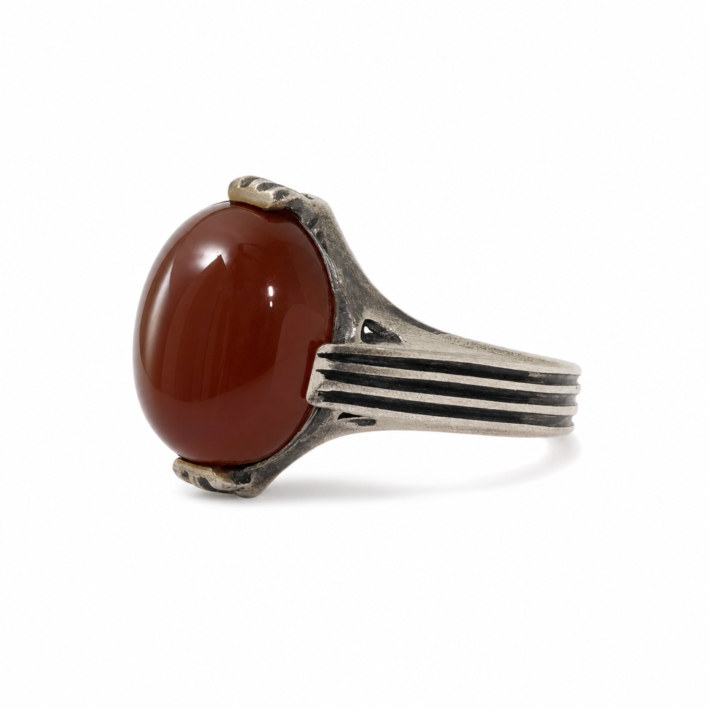 Gold Ag Oval Cut Ring 5/5 — studio
