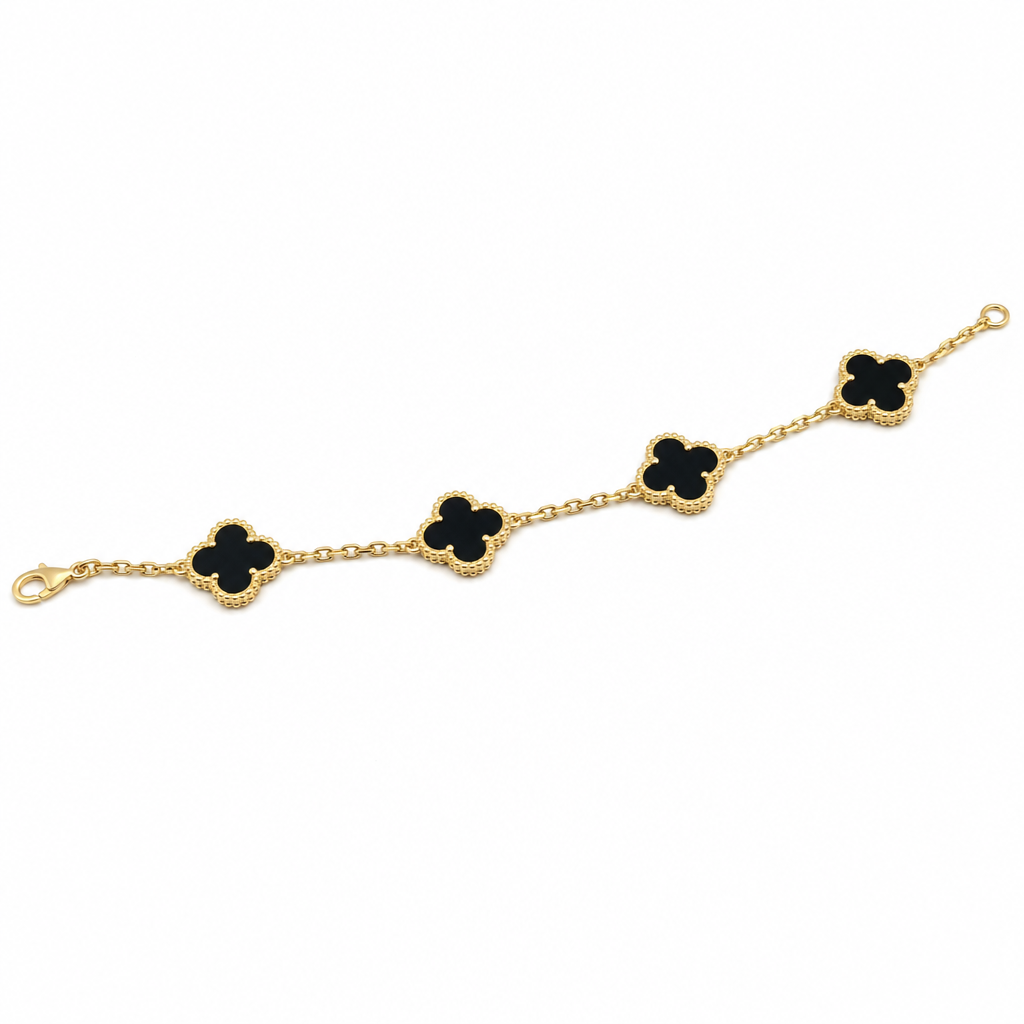Gold On White Wz Van Cleef Bracelet — studio
