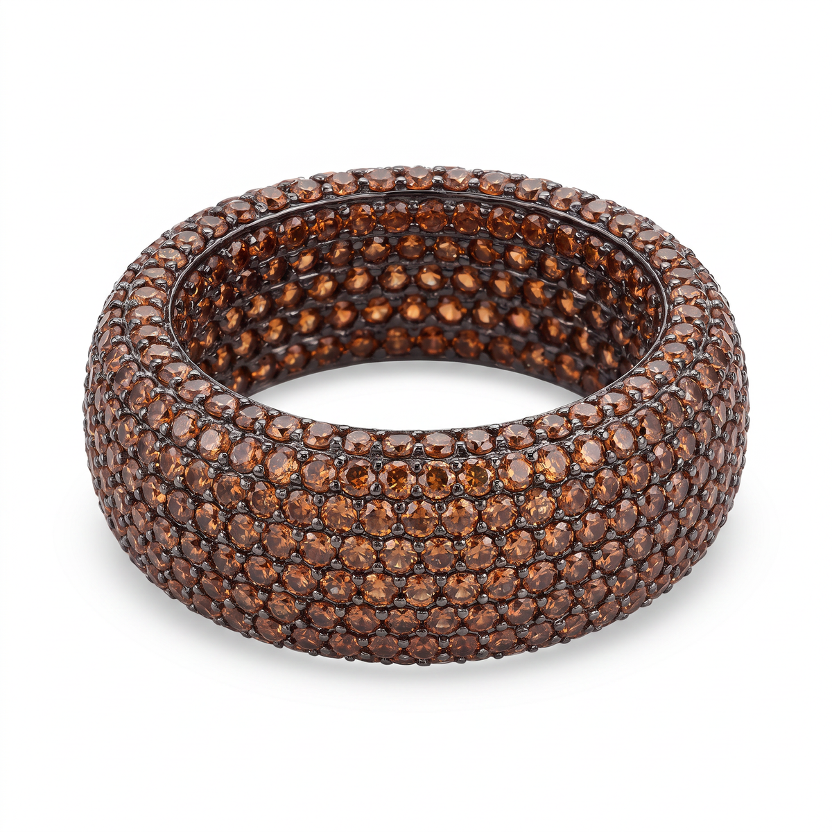 Created Peridot White Zircon Pear Cut Ring 9 — studio