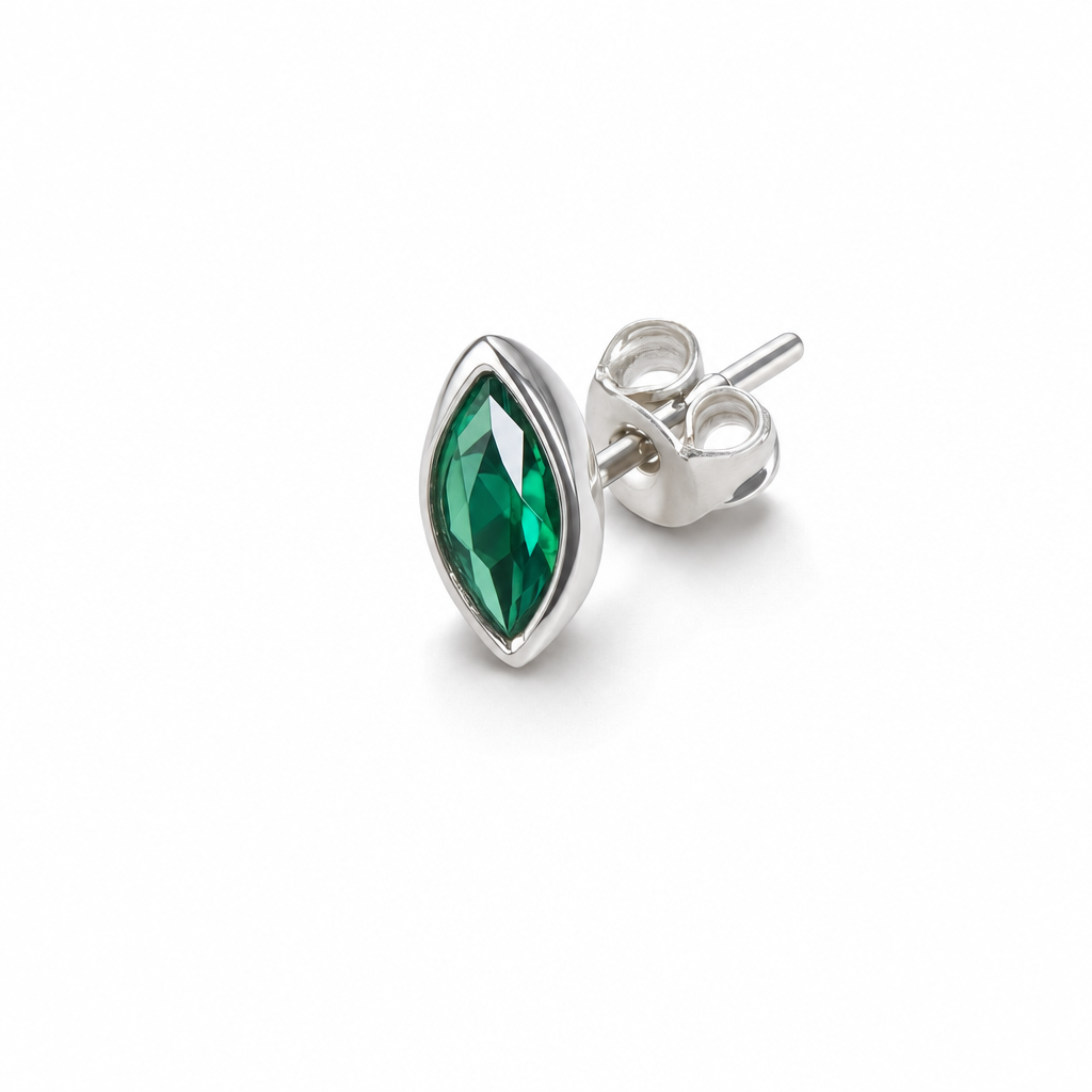 Created Em Round Cut Stud Earring — studio
