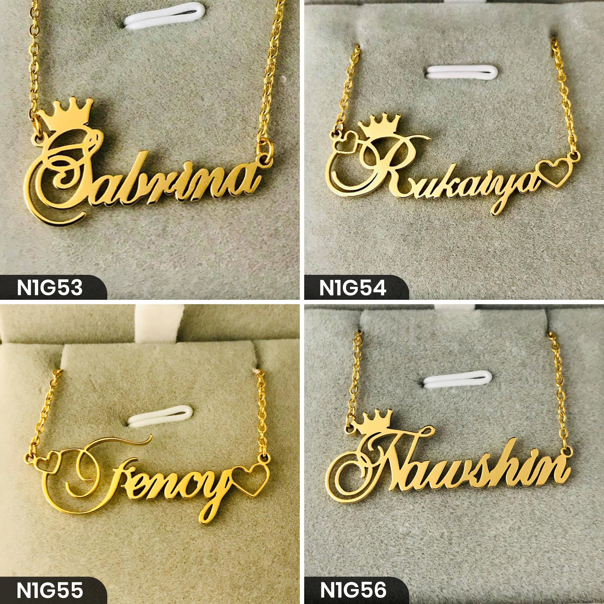 Personalized Single Word Necklace