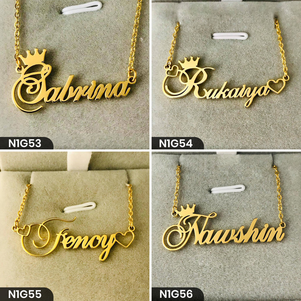 Custom Name Necklace - Single Word