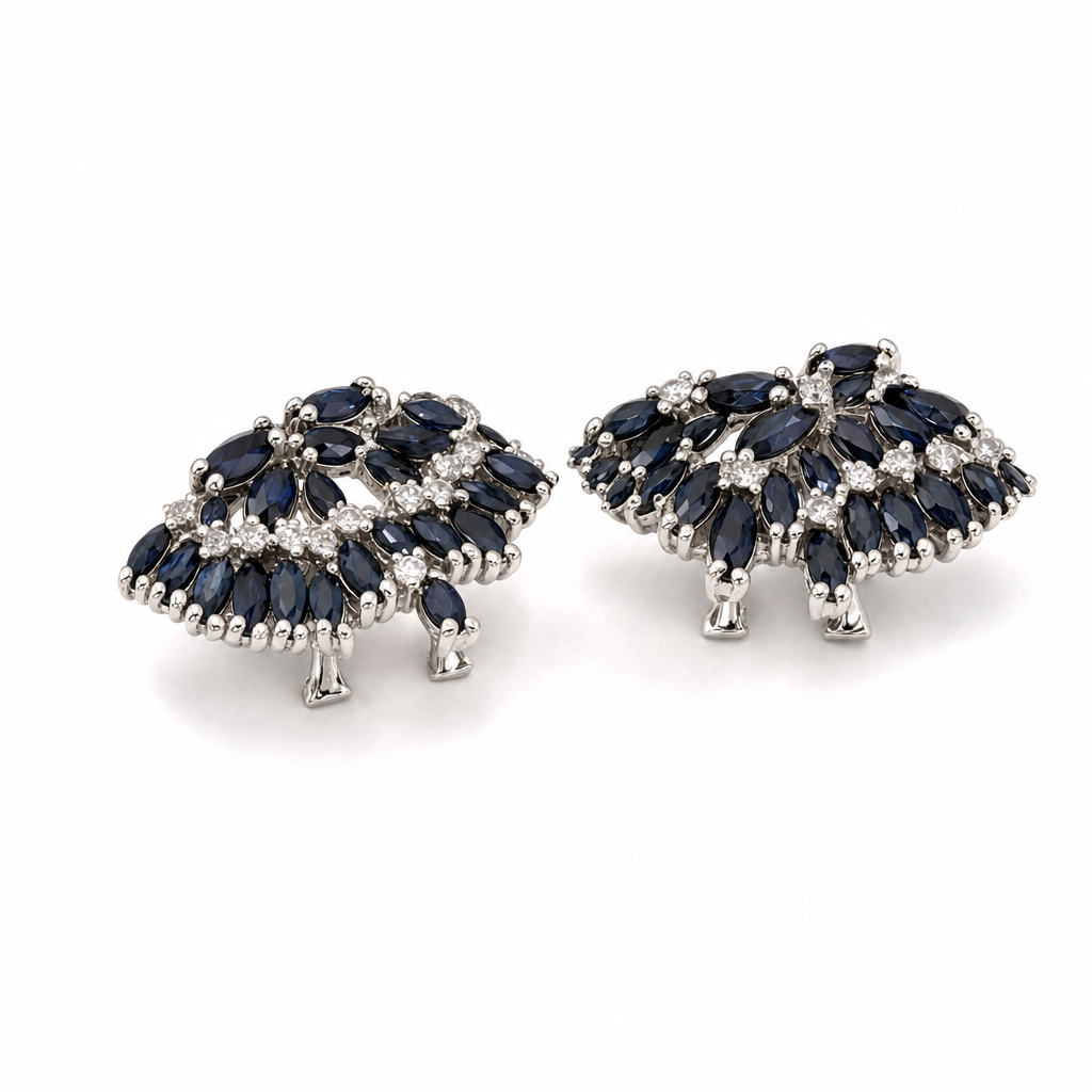 Gold Sa Multi Marquise Cut Earring — studio