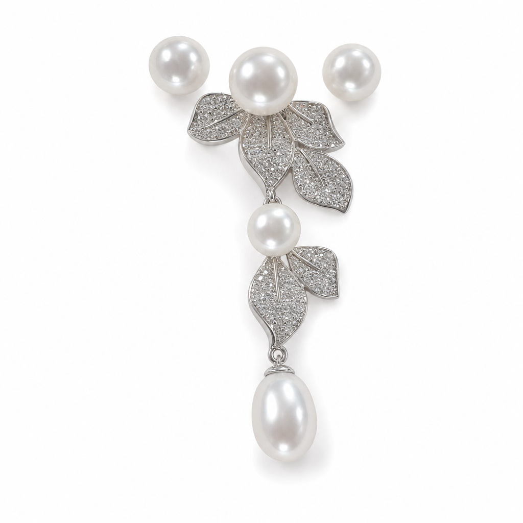 Gold Pe White Wz Heart Cut Earring — studio