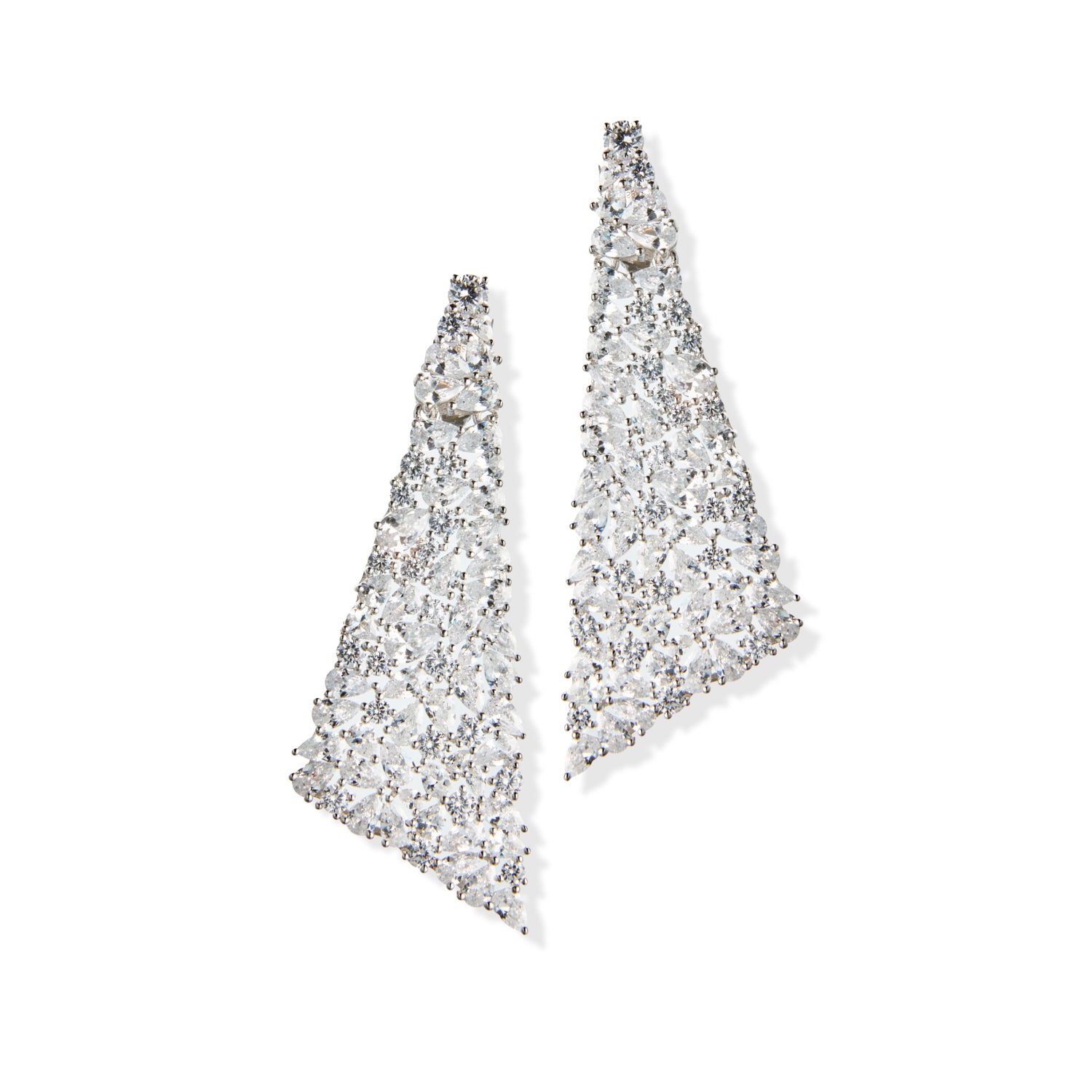 Zircon Elegance Drop Earrings