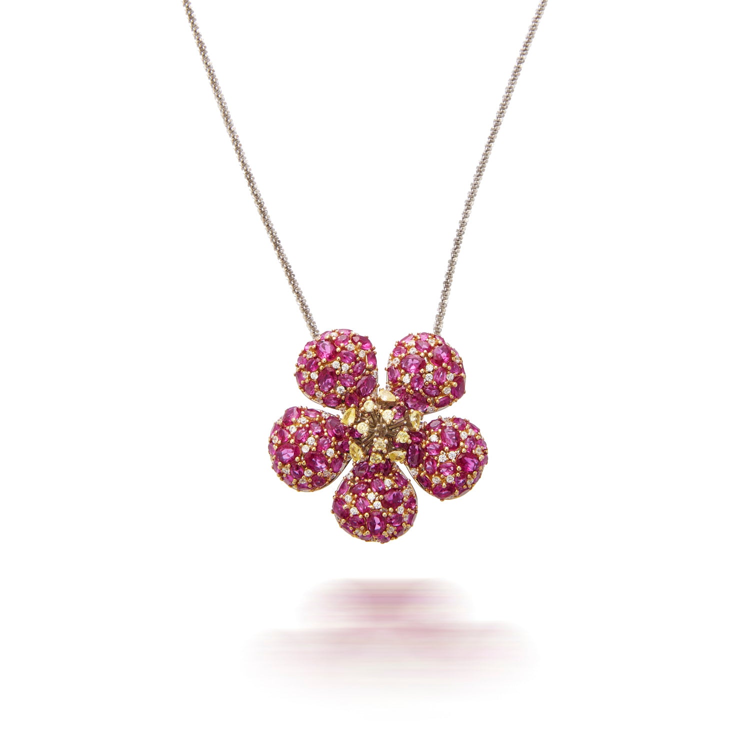 Convertible Ruby Jewelry: Ring, Pendant, and Brooch