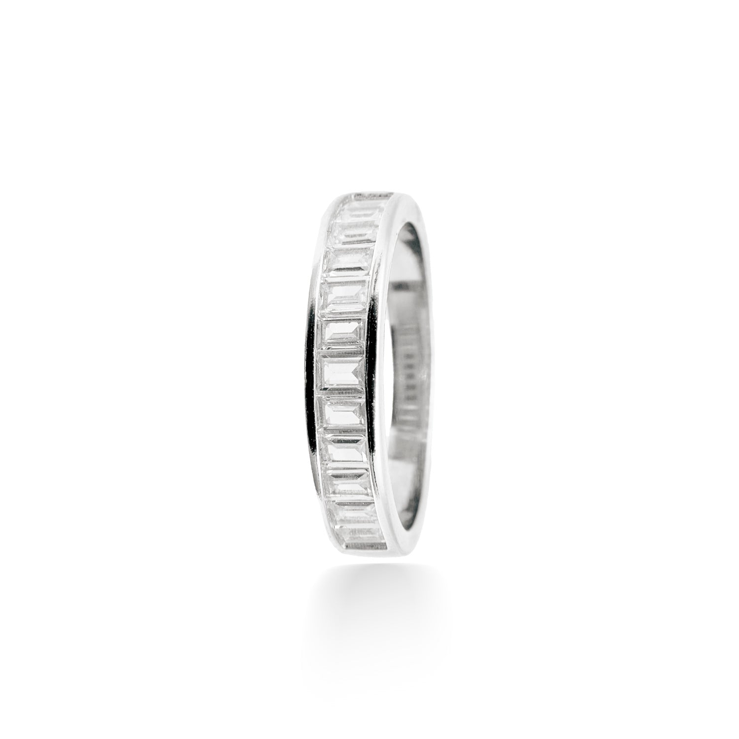 Solitaire Ring with Stackable Band