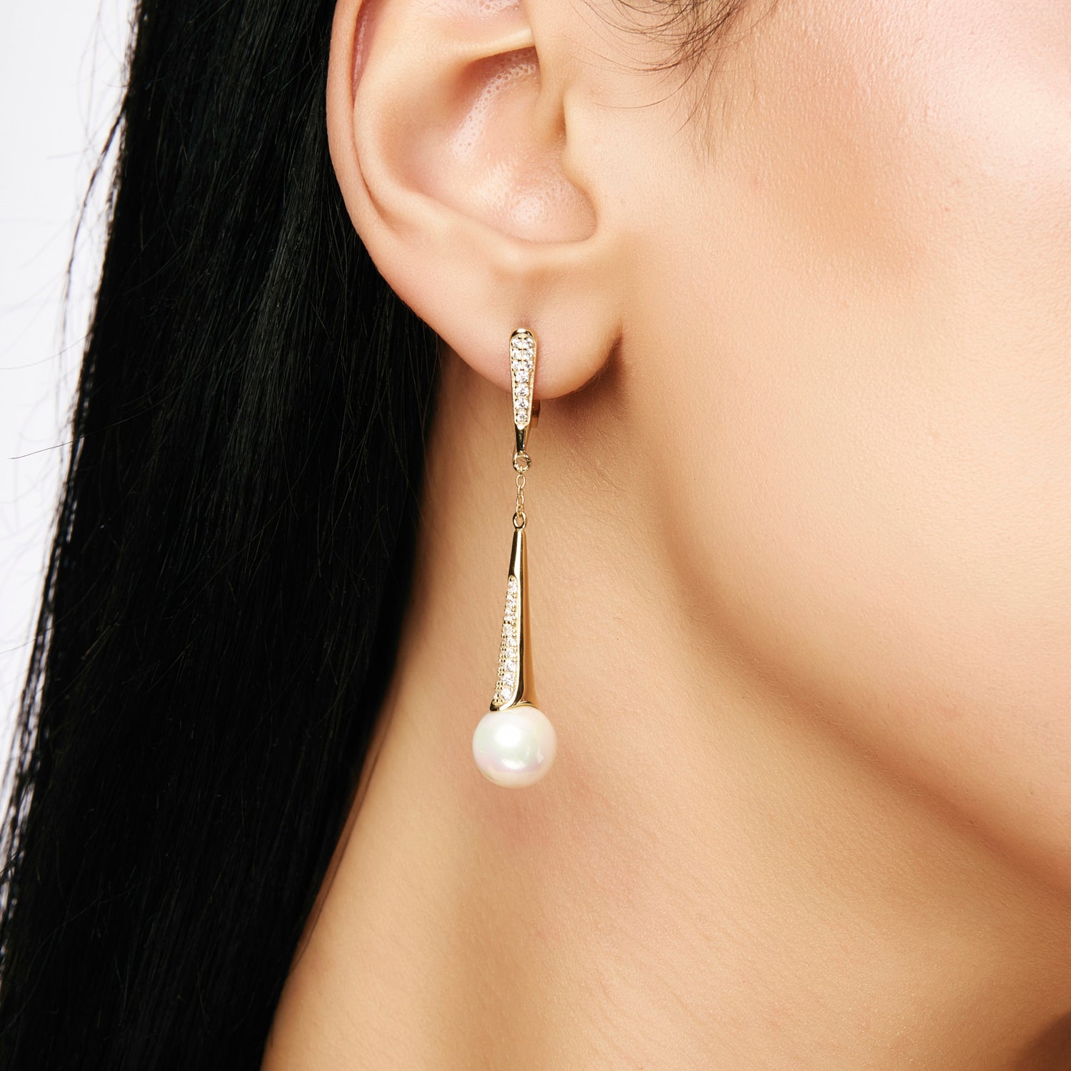 Pearl Grace Drop Earrings