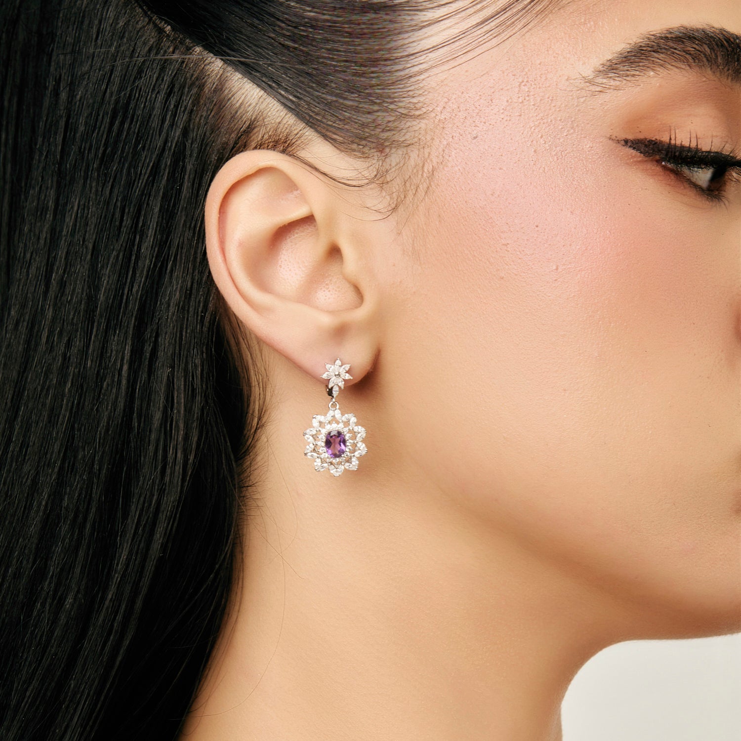 Amethyst Radiance Earrings