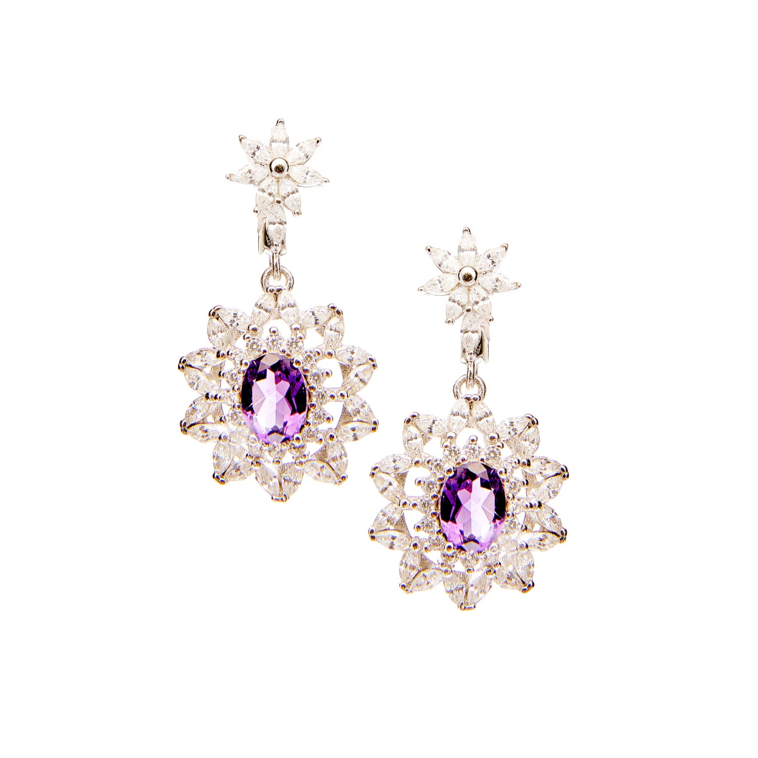 Amethyst Radiance Earrings