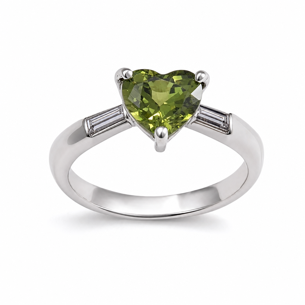 Created Am White Baguette Oval Cut Ring 9/5 — studio