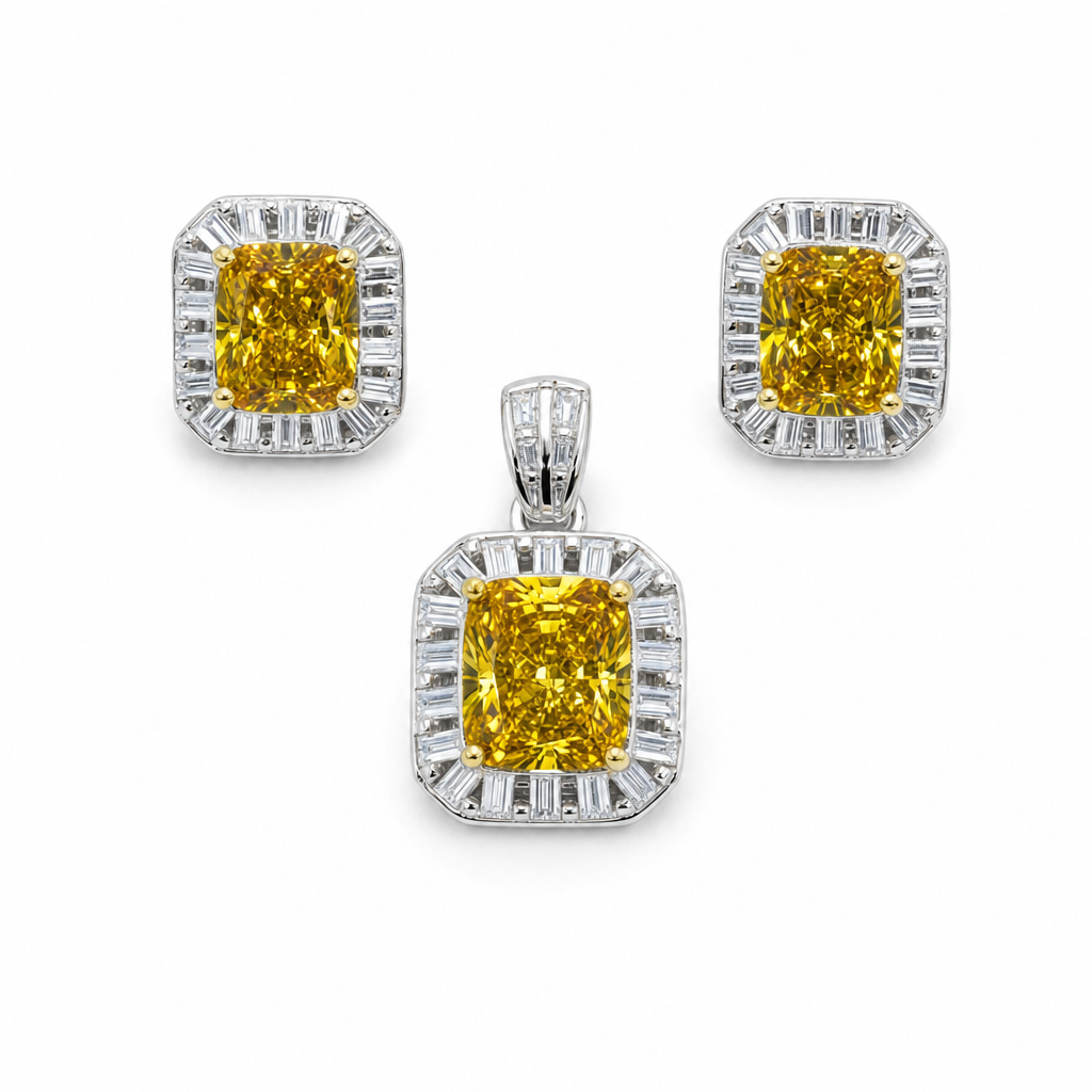 Created Yt White Wz Pear Cut Studs Earring — studio