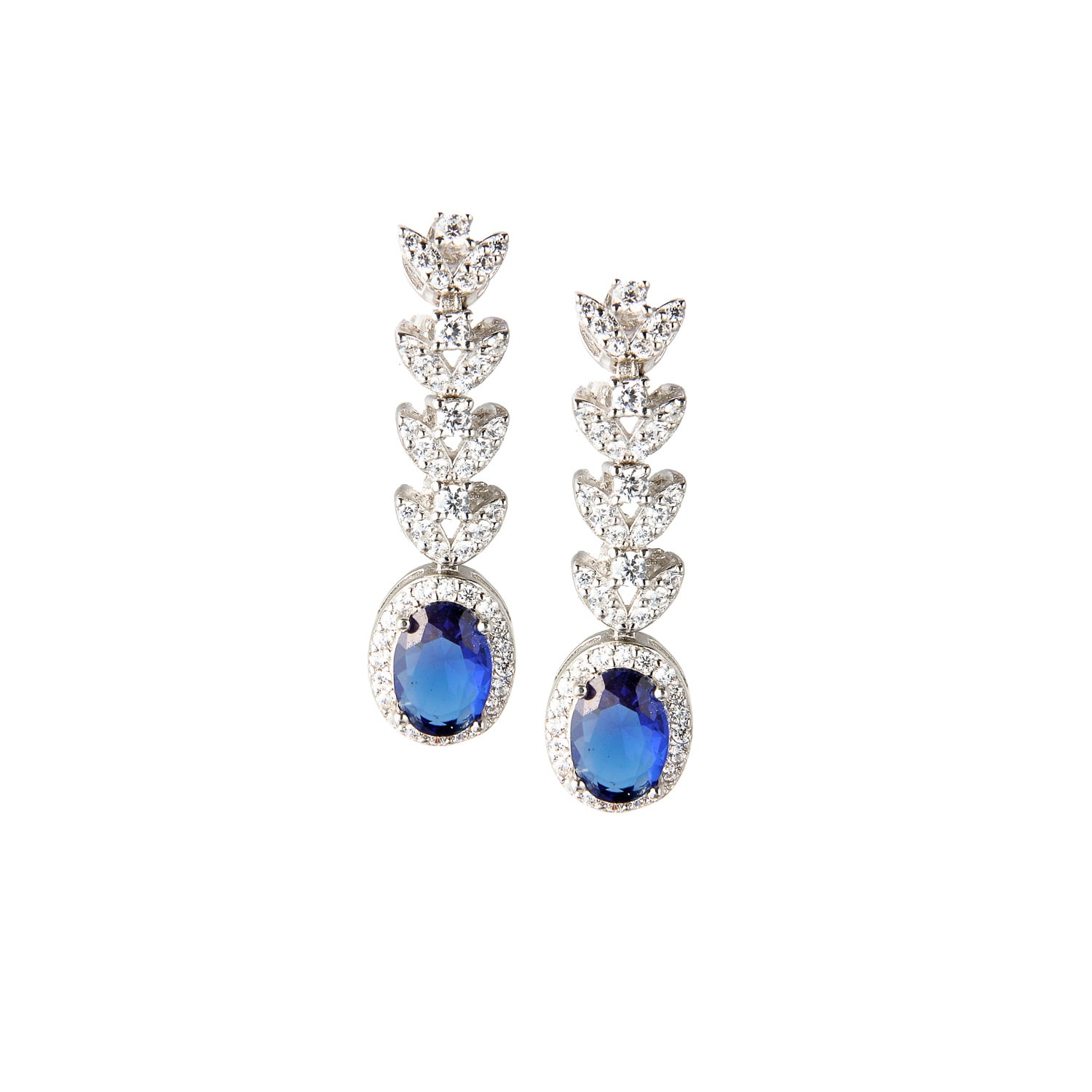 Sapphire Elegance Drop Earrings