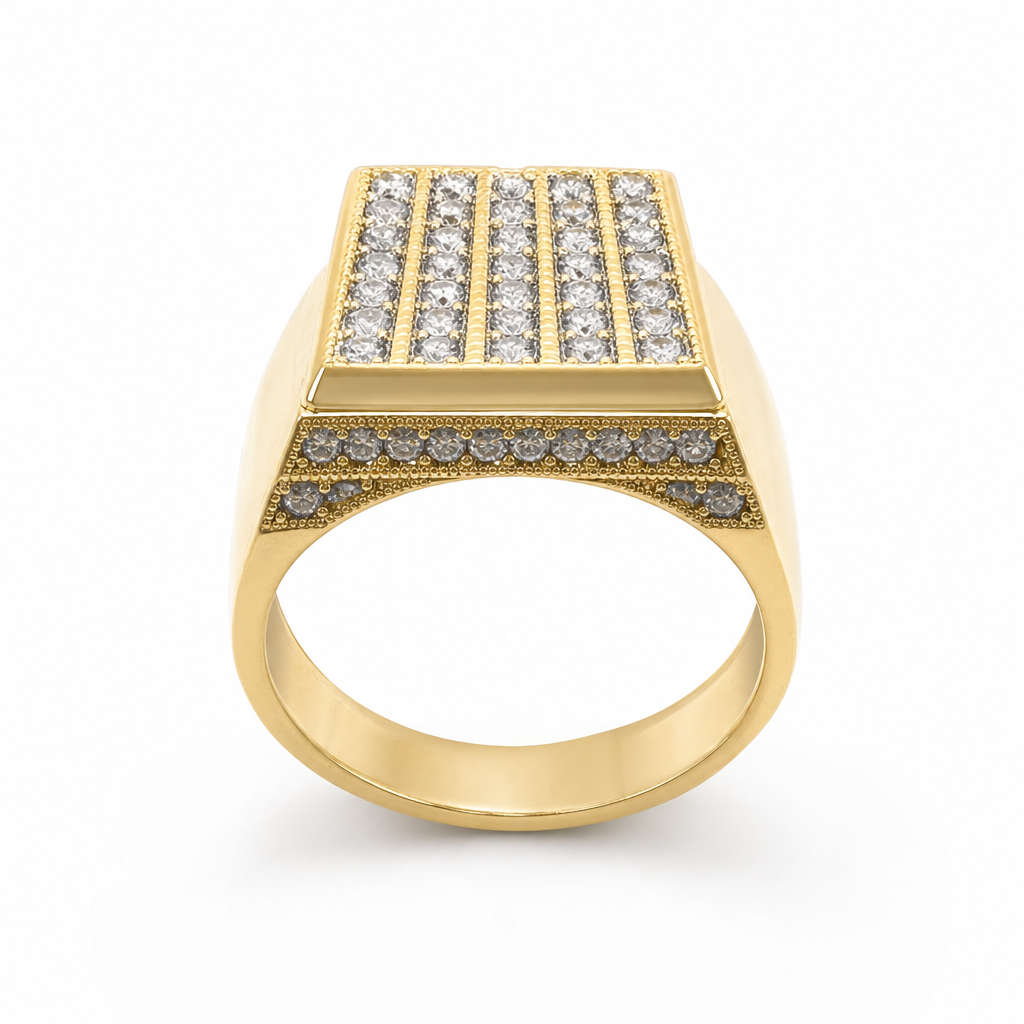 Gold Wz Engagement Ring 5 /5 — studio