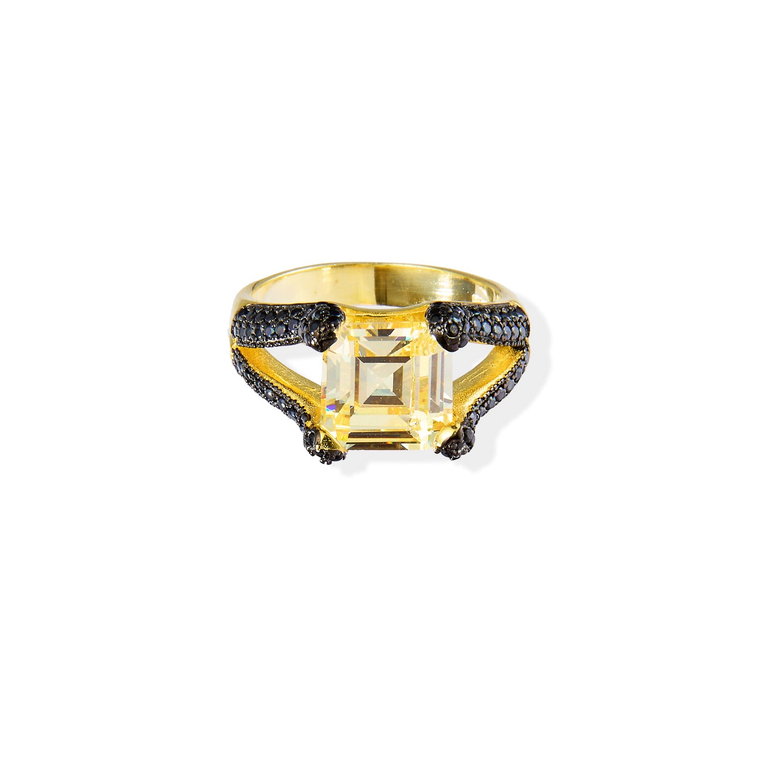 Golden Topaz Ring