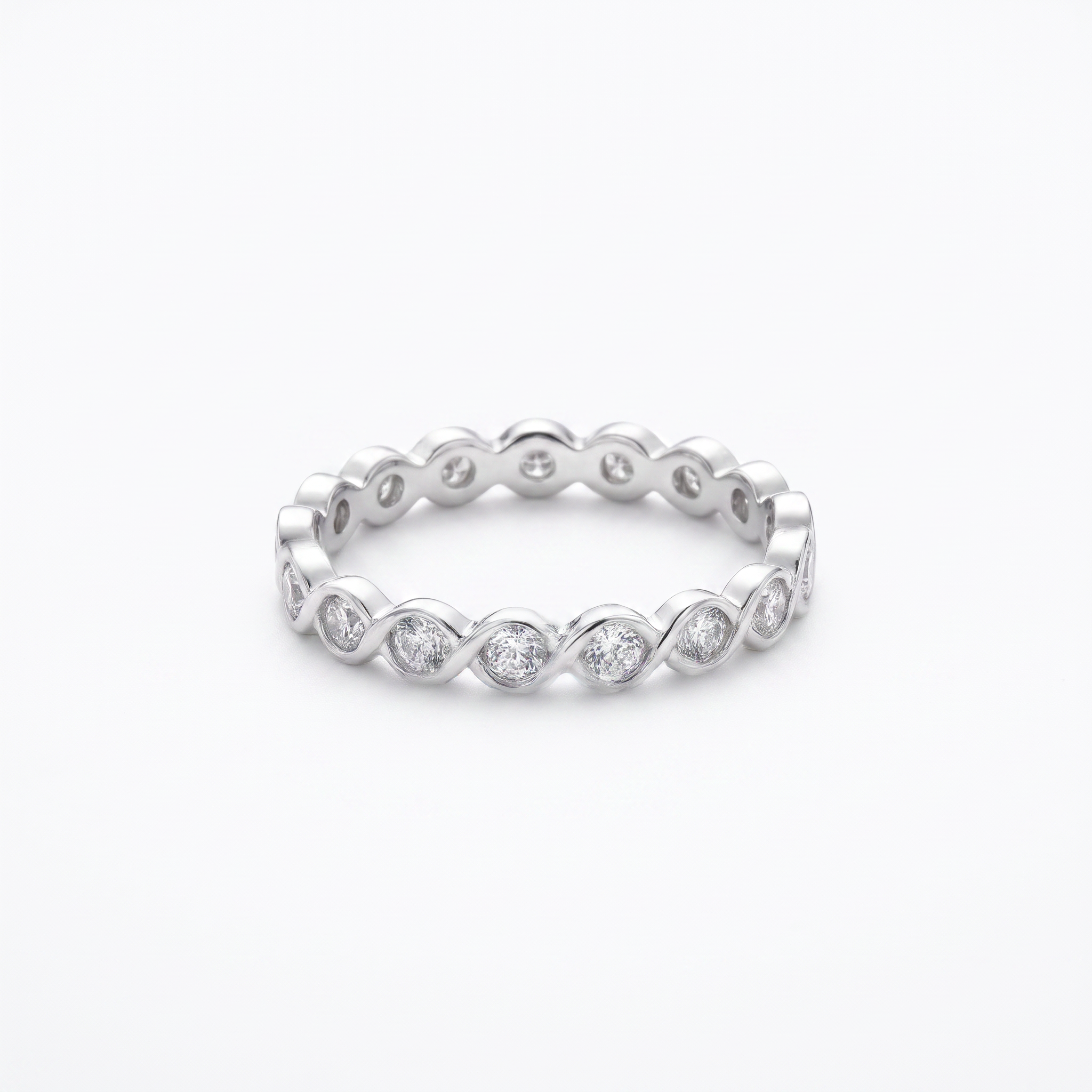 Gold Wz Infinity Band Ring 8 — studio