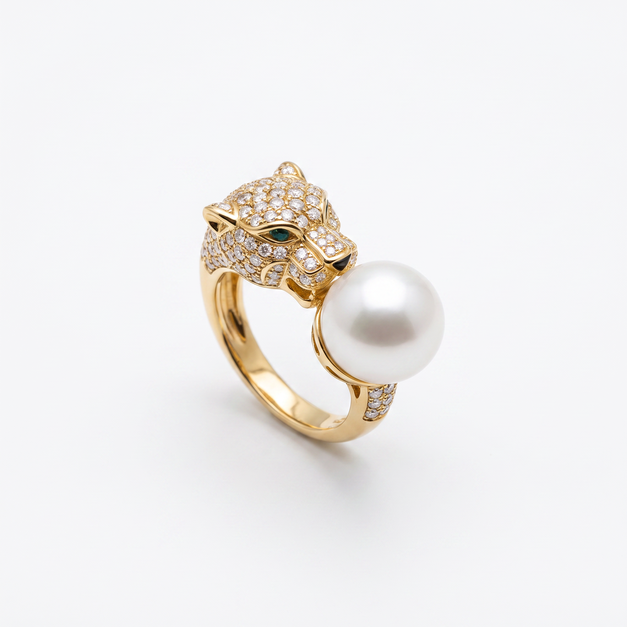 Gold Pe White Wz Ring 8 — studio