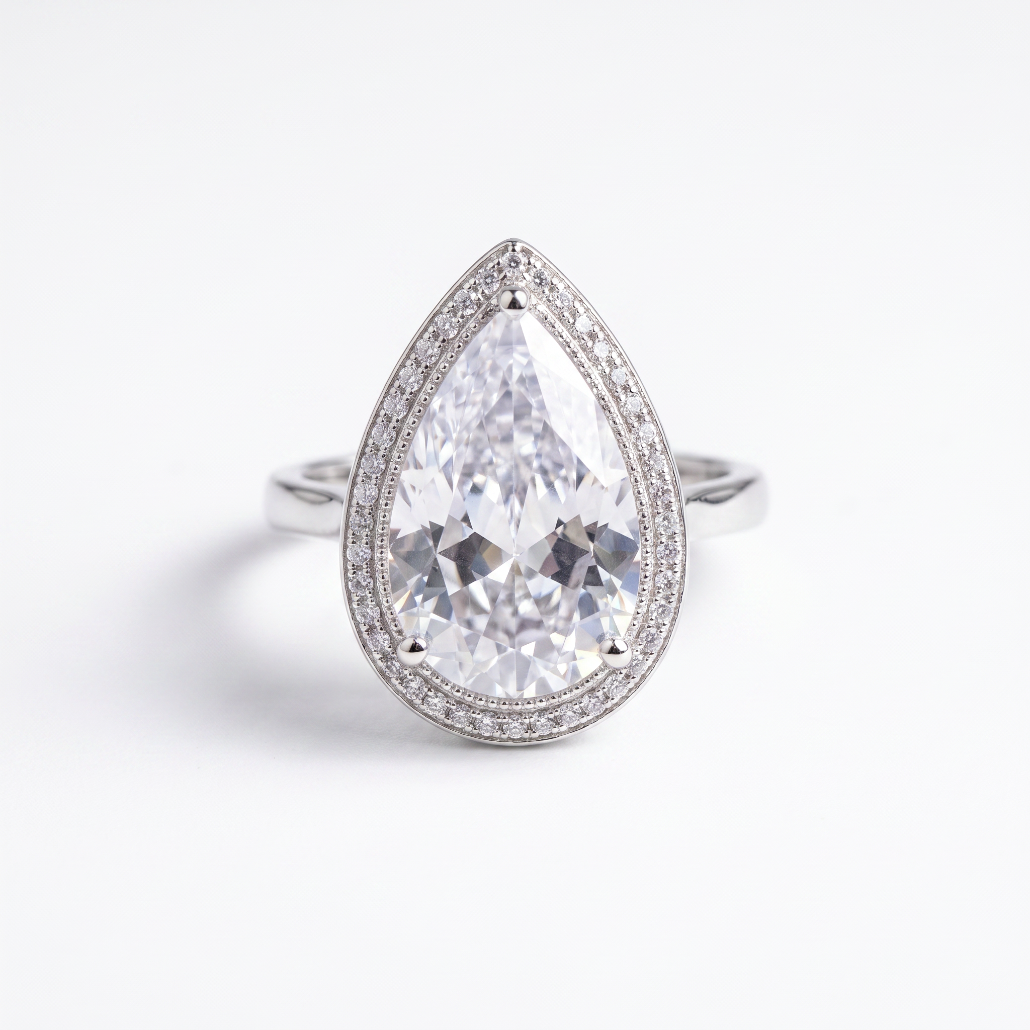 Gold Wz Pear Cut Ring 8 — studio