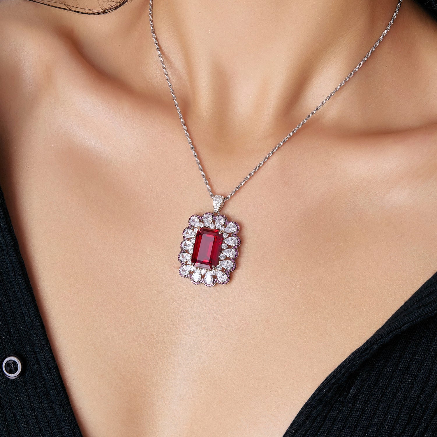 Ruby Radiance Pendant