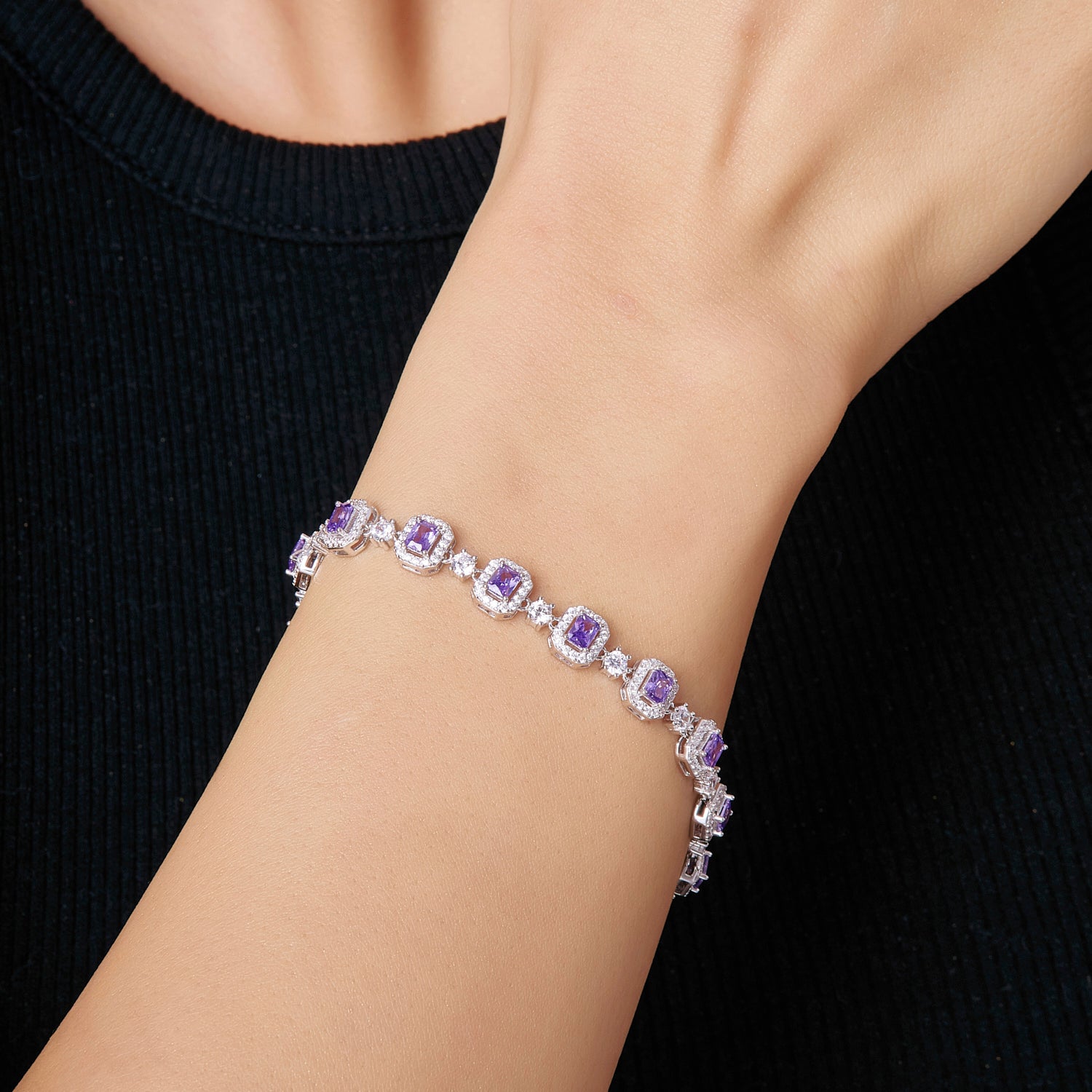 Amethyst Elegance Bracelet