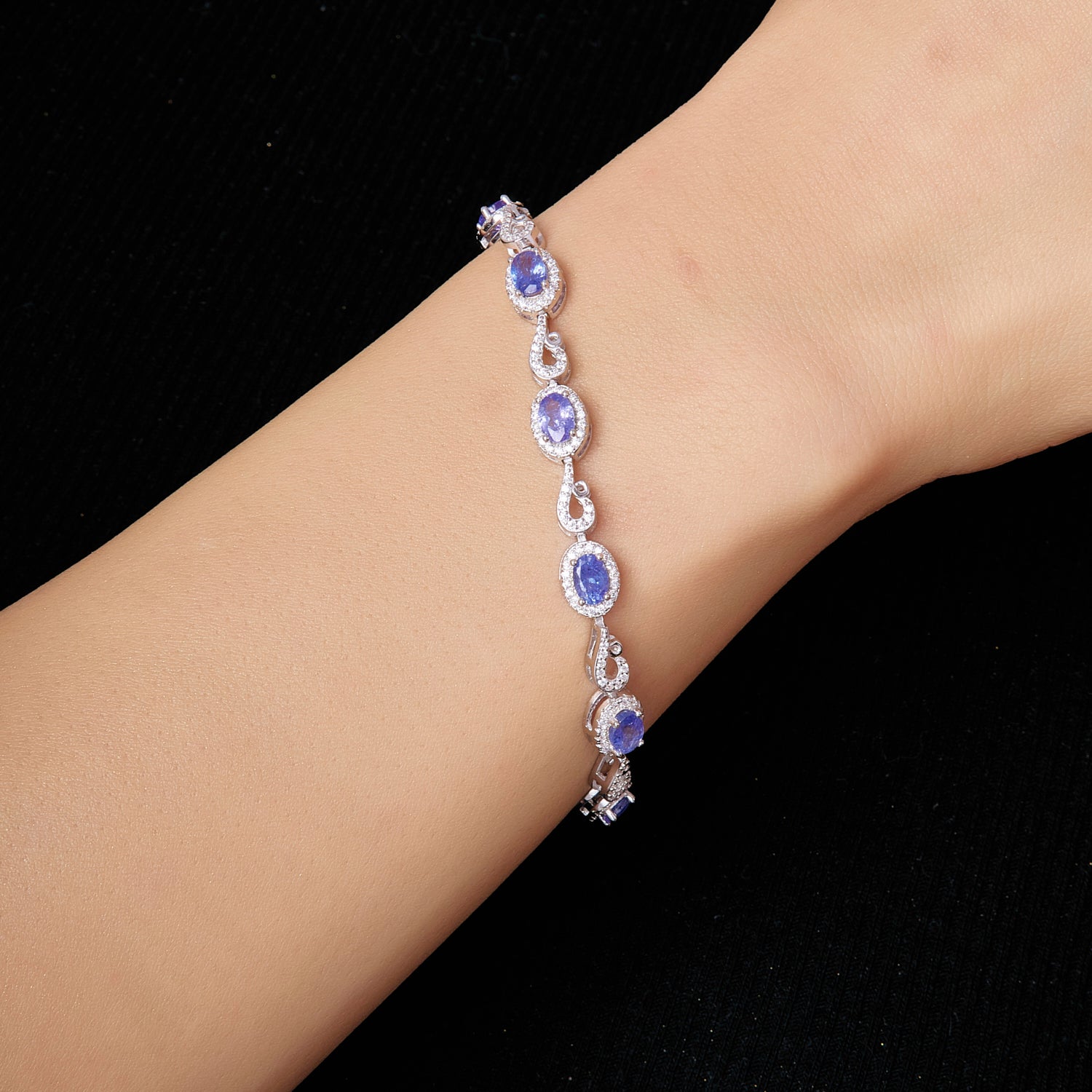 Eternal Oval Tanzanite Bracelet