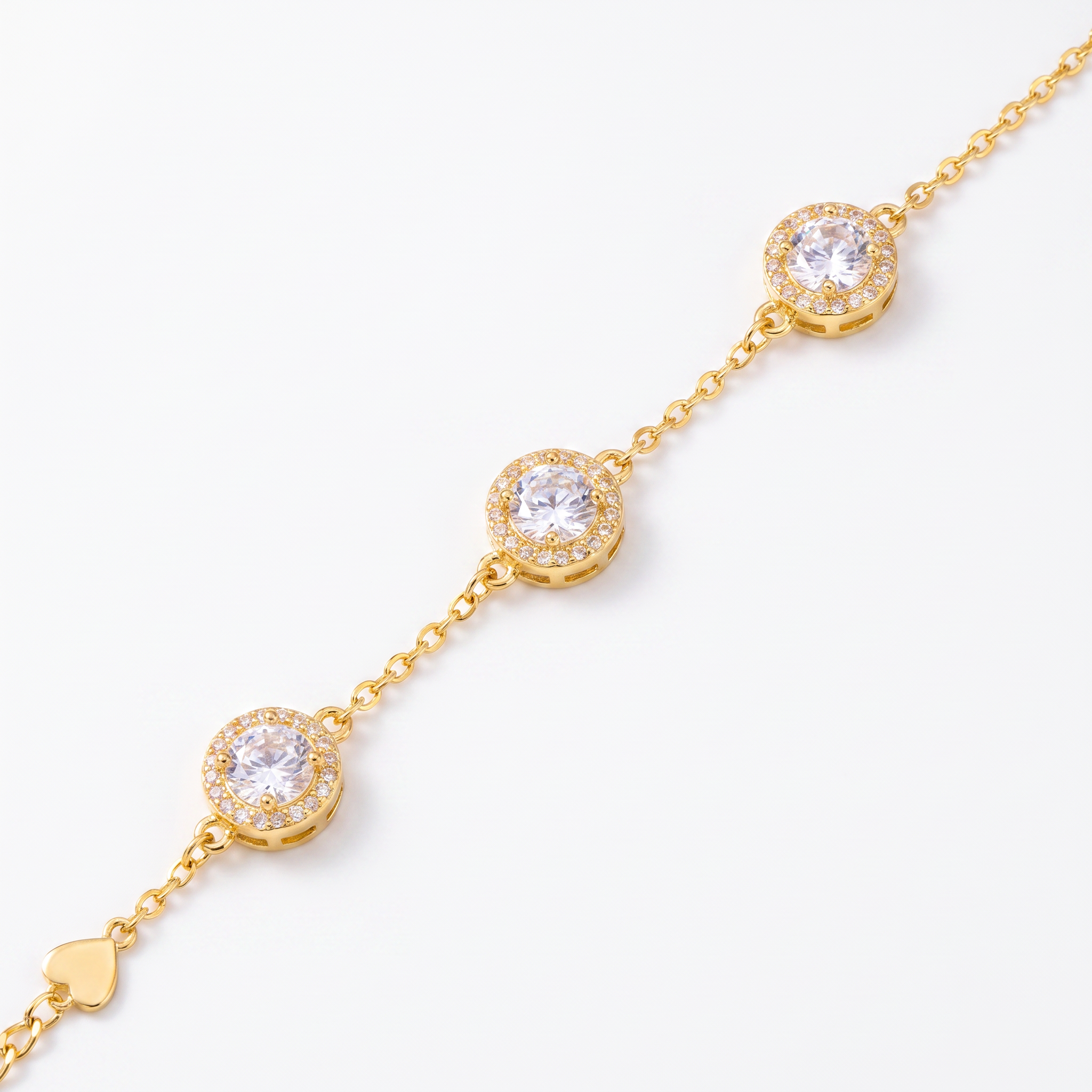 Gold Wz Round Cut Bracelet — studio