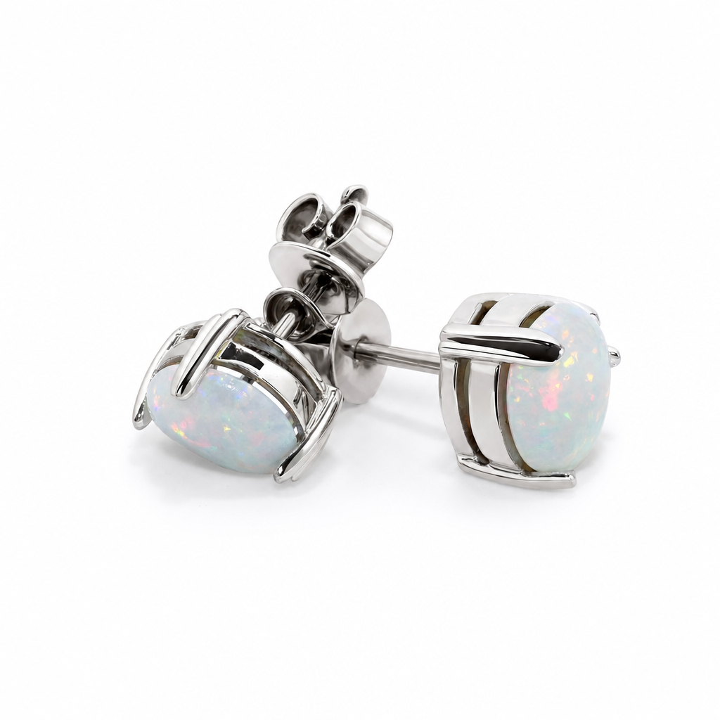 Created Op White Wz Round Cut Earring — studio