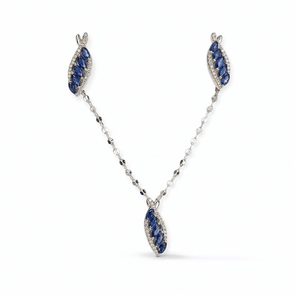 Gold Sa White Wz Marquise Cut Earring — studio