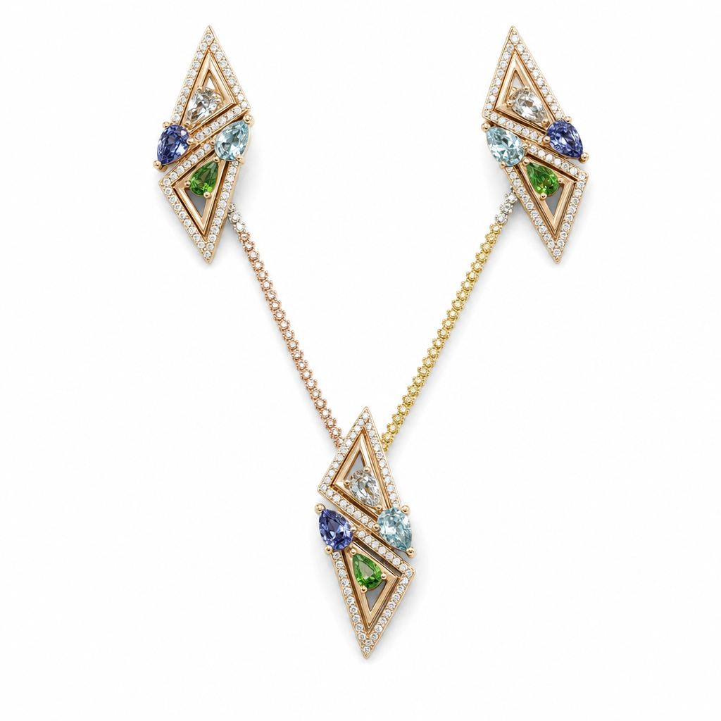 Gold Ag White Wz Van Cleef Earring — studio