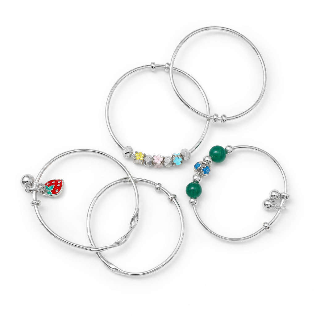 Silver Simple Bangal Kids — studio