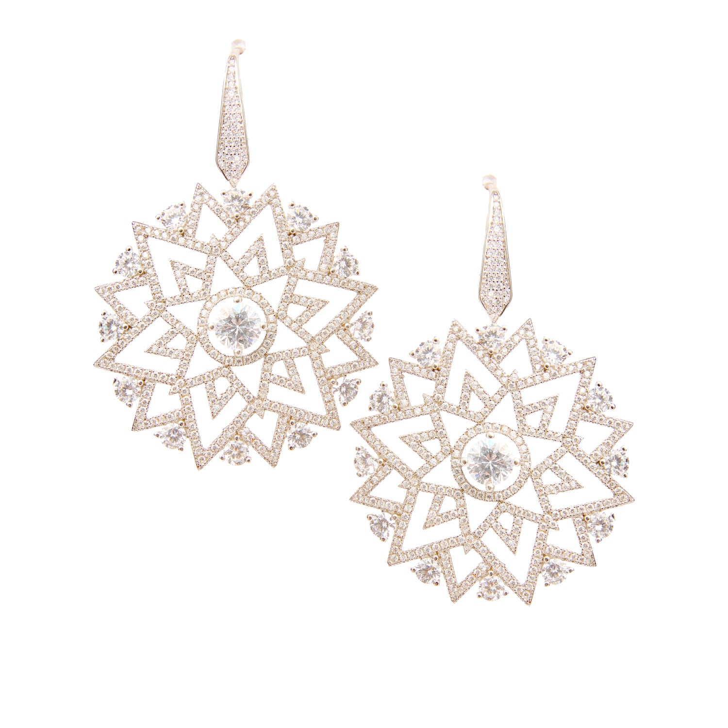 Zircon Sparkle Earrings