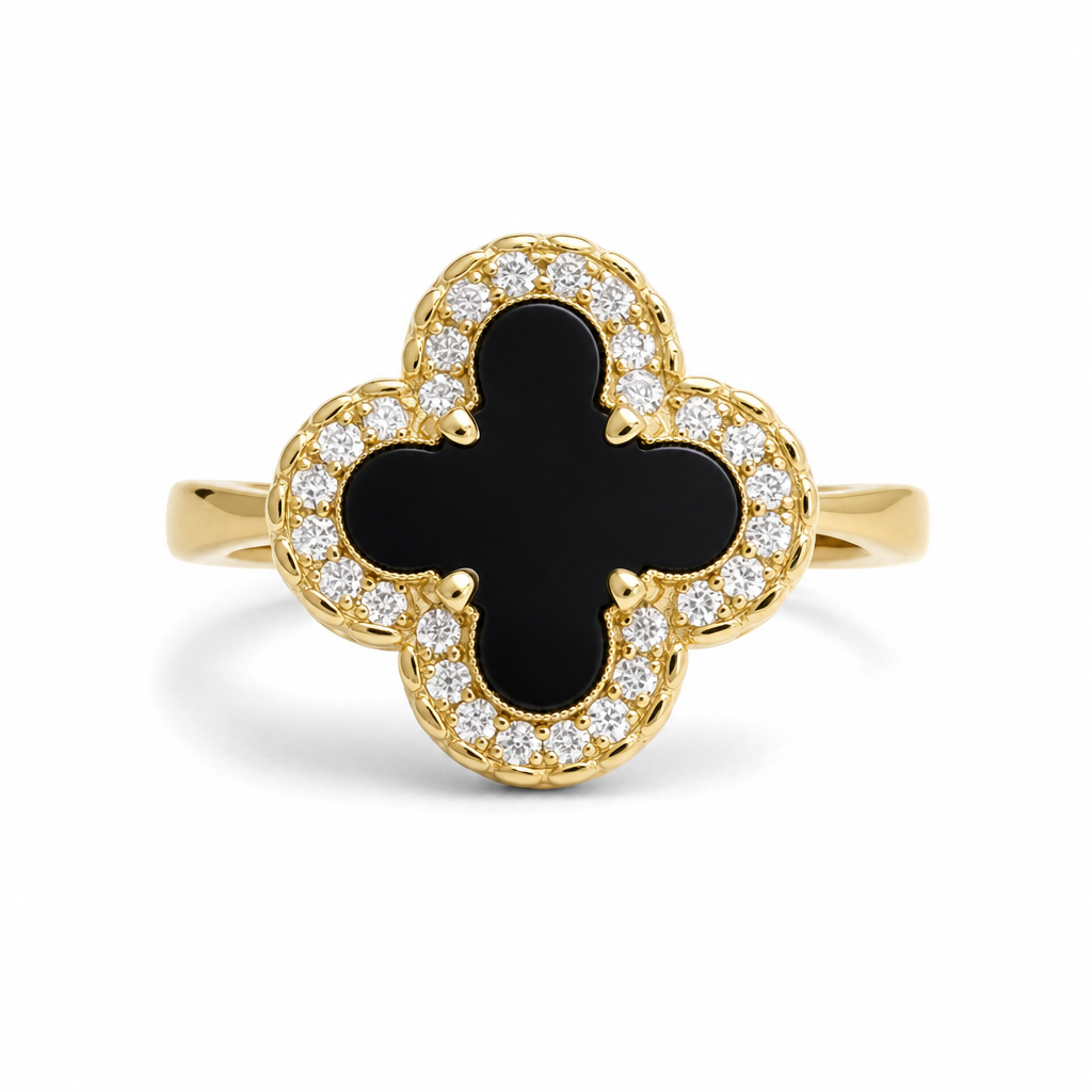 Gold Ag White Wz Van Cleef Ring 7 — studio