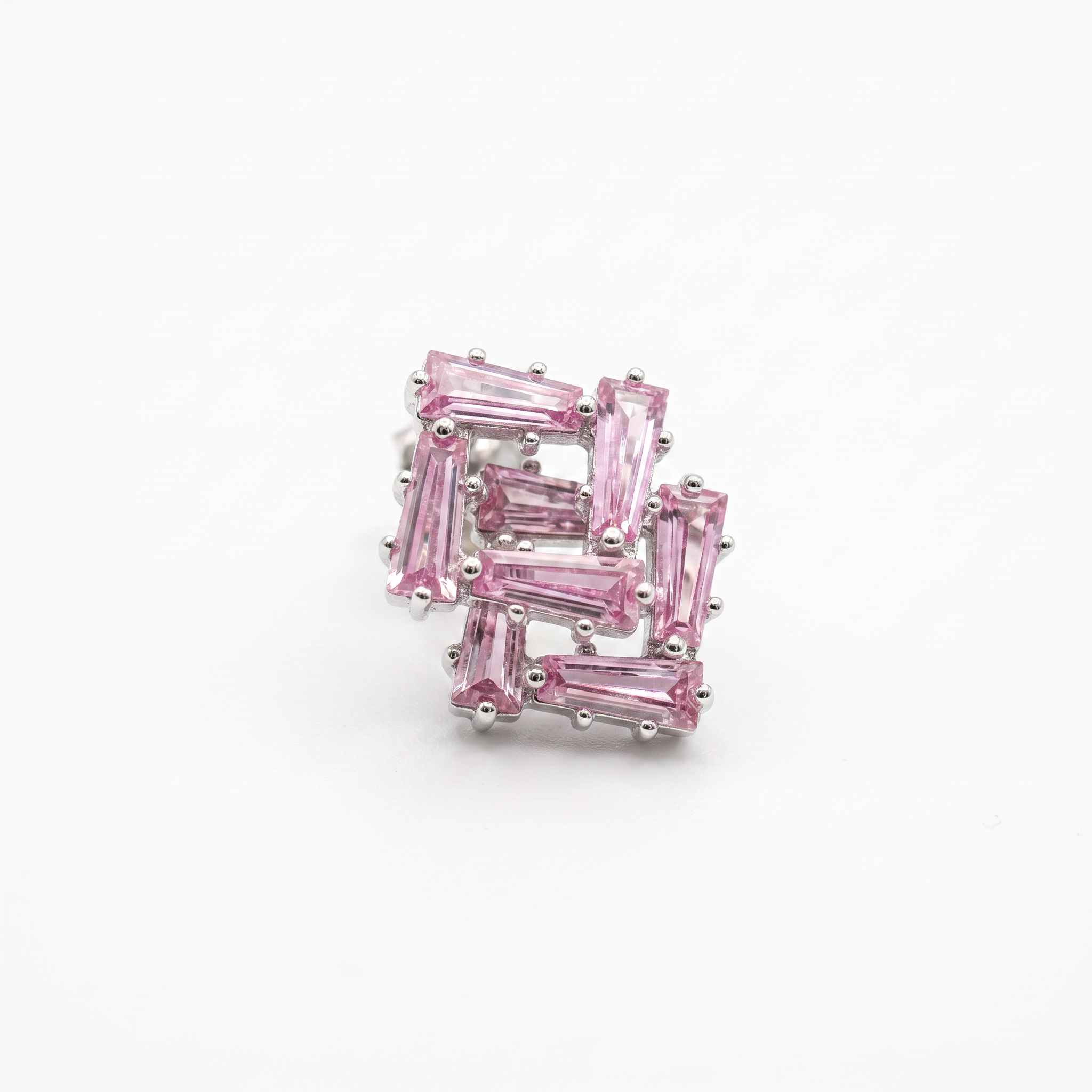 Gold Pz Baguette Cut Earring — studio