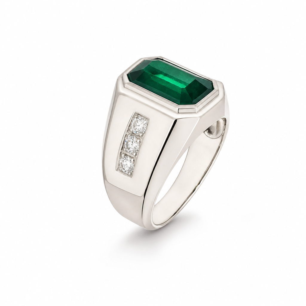 Gold Ag Oval Cut Ring 9 — studio