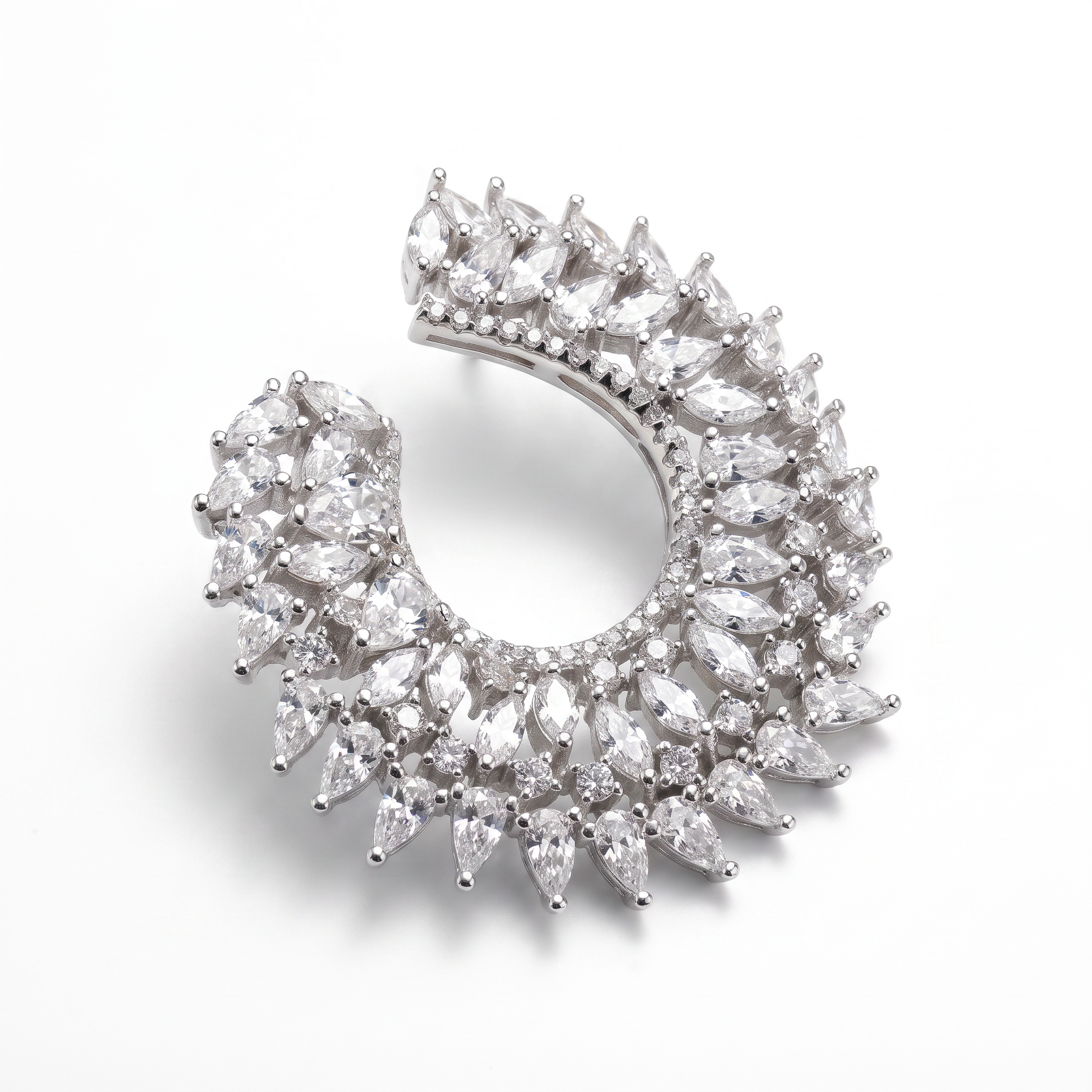 Gold Wz Multi Pear Cut Fancy Earring — studio