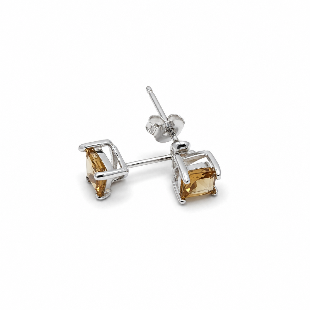 Created Yt Princess Cut Stud Earring — studio
